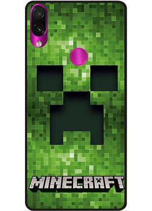 Силіконовий чохол бампер для huawei honor 10i гра minecraft майнкрафт