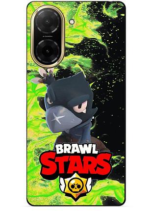 Чехол силиконовый бампер для xiaomi redmi a5 с героем бравл ворон brawl