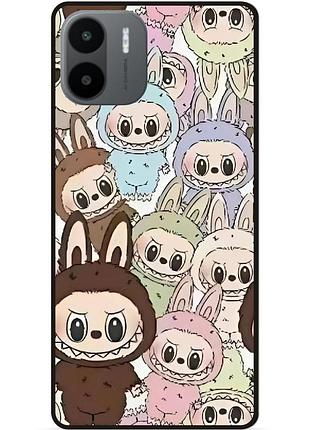 Силіконовий бампер чохол для xiaomi redmi a2 з малюнком лабубу labubu
