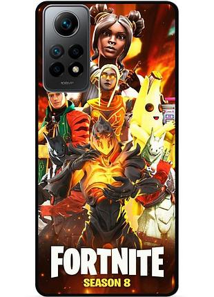 Силіконовий чохол бампер для xiaomi redmi note 11 з малюнком fortnite marvel фортнайт марвел