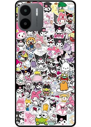 Чехол силиконовый бампер для xiaomi redmi a2 с рисунком kuromi куроми