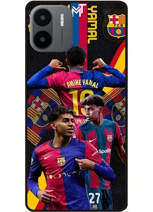 Чехол силиконовый бампер для xiaomi redmi a2 с рисунком ламин ямаль lamine yamal barcelona
