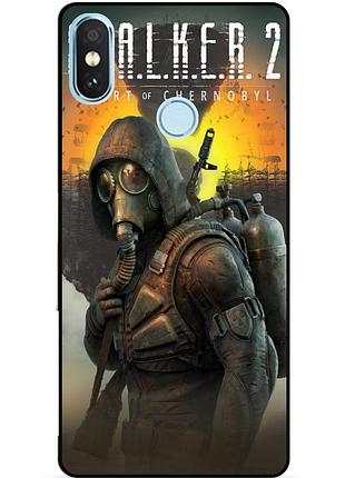 Силіконовий чохол бампер для xiaomi mi a2 lite lite з малюнком stalker 8, xiaomi mi a2 lite