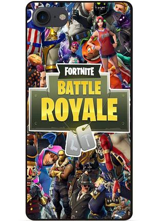 Силиконовый бампер чехол для huawei y5 2018 игра fortnite фортнайт