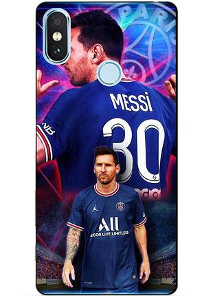 Силіконовий чохол бампер для xiaomi mi a2 з малюнком мессі псж messi