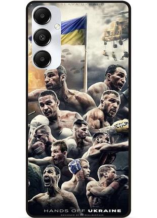 Чехол силиконовый бампер для samsung s25 plus с рисунком бокс украина кличко усик