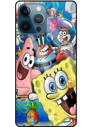 Силиконовый чехол губка боб sponge bob спанч боб для xiaomi samsung motorola nokia iphone zte vivo oppo realme спанч боб 01