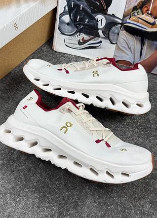 Чоловічі кросівки on cloud white red