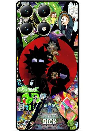 Силіконовий чохол бампер для zte blade a56 з малюнком rick and morty рік і морті