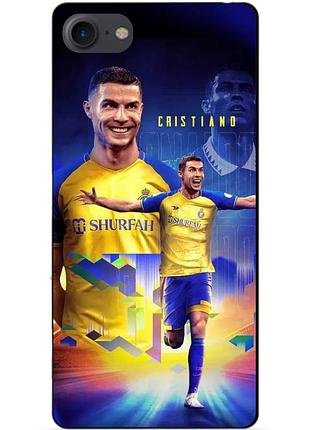 Силіконовий чохол бампер для huawei y5 2018 з малюнком роналдо аль наср ronaldo