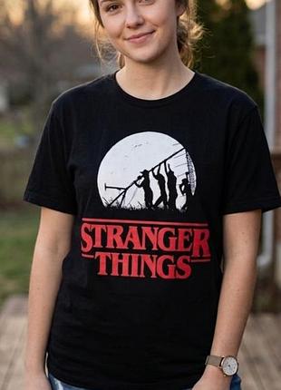 Футболка женская stranger things 97flix странные чудеса