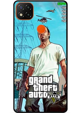 Силіконовий бампер чохол для xiaomi redmi 9c з малюнком gta гта