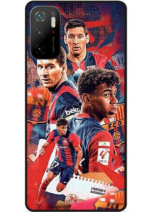 Чехол силиконовый бампер для xiaomi poco m3 pro с рисунком ламин ямаль lamine yamal messi