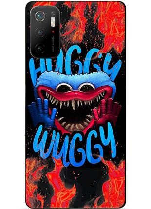 Силіконовий чохол бампер для xiaomi poco m3 pro з малюнком хаггі вагі huggy wuggy