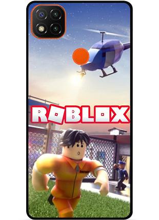 Силиконовый чехол бампер для zte blade 20 smart с картинкой roblox роблокс