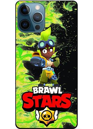 Силиконовый чехол с героем бравл старс brawl stars для xiaomi samsung motorola iphone zte oppo realme nokia мэйси 3