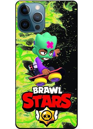 Силиконовый чехол с героем бравл старс brawl stars для xiaomi samsung motorola iphone zte oppo realme nokia олли 2