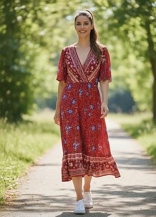Новое натуральное мидакси-мидакси длинное платье от shein.