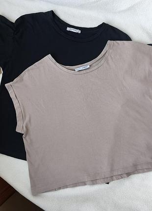 Лёгкие оверсайз свободные футболки топы zara р. s-м