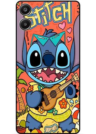 Силіконовий бампер чохол для samsung a07 з картинкою стіч stitch