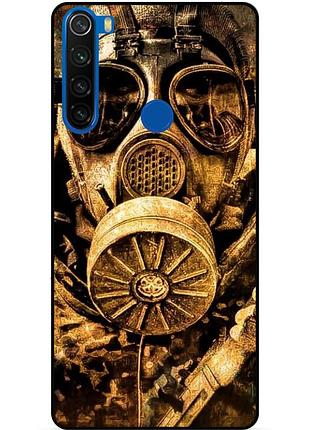 Силіконовий бампер чохол для xiaomi redmi note 8t з малюнком stalker сталкер
