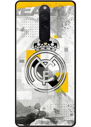 Силіконовий чохол бампер для xiaomi redmi 8 з малюнком real madrid реал мадрид