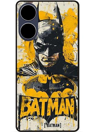 Чехол силиконовый бампер для oppo a60 с рисунком batman dc бэтмен