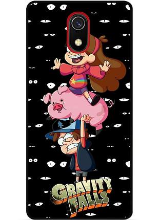 Силиконовый бампер чехол для xiaomi redmi 8a с картинкой gravity falls гравити фолз