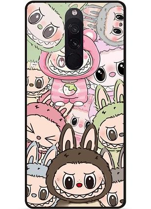 Силиконовый чехол бампер для xiaomi redmi 8 с рисунком лабубу labubu