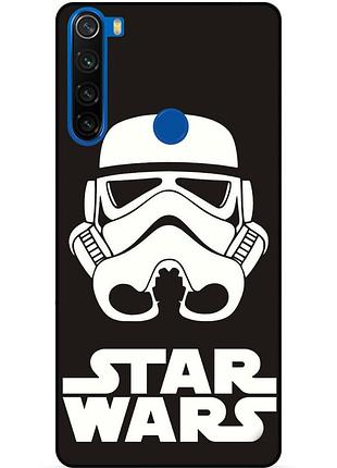 Силиконовый бампер чехол для xiaomi redmi note 8 с рисунком звездные войны star wars звездные войны