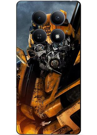 Чехол силиконовый бампер для xiaomi poco m8 5g с рисунком бамблби bumblebee трансформеры