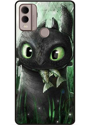 Силиконовый чехол для nokia c22 с картинкой как приручить дракона dragon