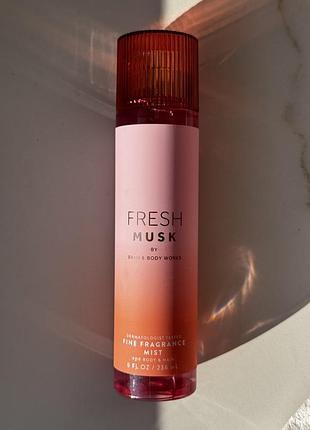 Парфумований спрей fresh musk bath and body works