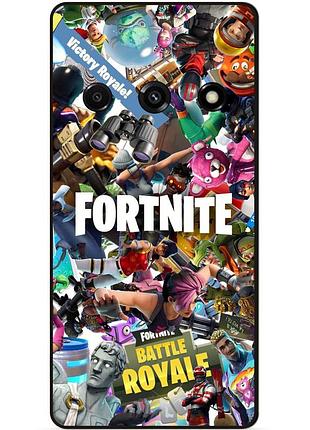 Силіконовий чохол бампер для samsung j5 j510 з картинкою fortnite фортнайт