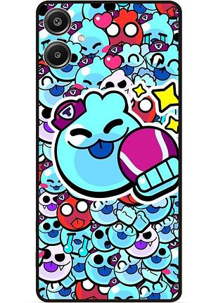 Силіконовий чохол бампер для samsung a05 стікери бравл скуик brawl