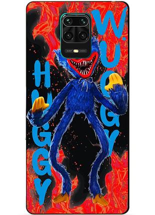Силіконовий чохол бампер для xiaomi redmi note 9s з малюнком huggy wuggy хаггі вагі