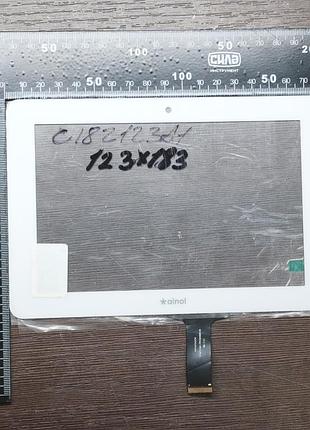 Сенсорне скло китай 123x183 p/n: c182123a1-fpc659dr-04 / ht-c182123a1