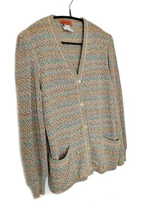 Кофта винтаж missoni оригинал зигзаг l  италия