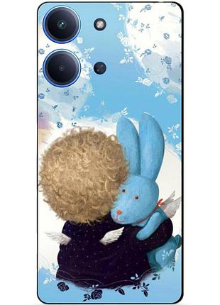 Силіконовий чохол бампер для xiaomi redmi 15c з малюнком улюблений зайчик гапчинська