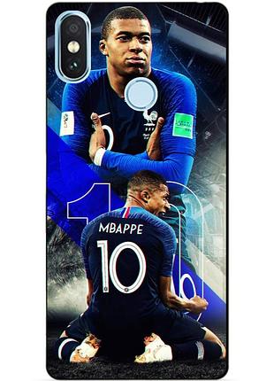 Силиконовый бампер чехол для xiaomi redmi note 6 pro с рисунком mbappe франция мбаппе