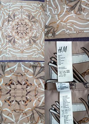 Квадратна жіноча хустка від шведського бренда h&amp;m.