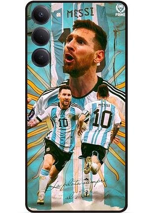 Силиконовый бампер чехол для oppo a5 4g с рисунком messi аргентина месси