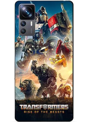 Силіконовий чохол бампер для xiaomi 12t pro з картинкою звіробої трансформери transformers