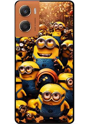 Силіконовий чохол бампер для motorola moto g06 з малюнком міньйони minion