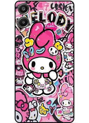 Силіконовий чохол для samsung a05 hello kitty куромі kuromi хелло китти