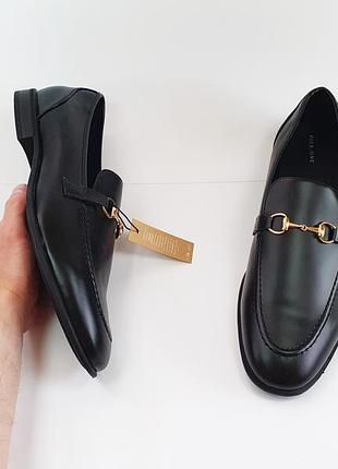 Чоловічі туфлі лофери pier one 48 31 см 13 uk чорні