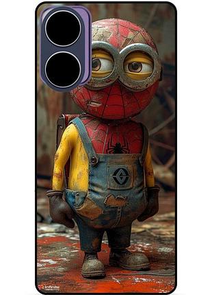 Силіконовий бампер чохол для oppo a78 з малюнком миньон marvel человек паук