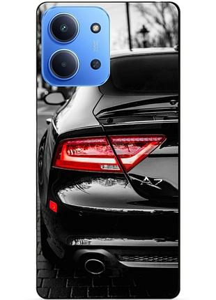 Чехол силиконовый бампер для xiaomi redmi 15c с рисунком audi ауди машина авто