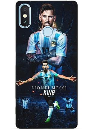 Силиконовый бампер чехол для xiaomi mi 8 с рисунком messi аргентина месси