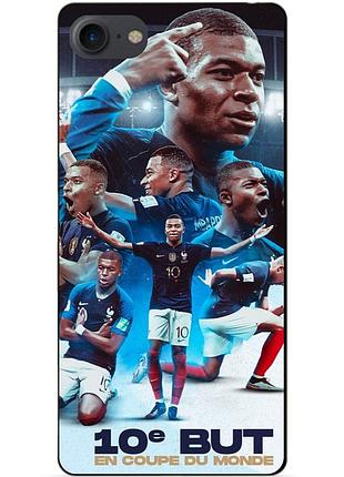 Силіконовий бампер чохол для huawei y5 2018 з малюнком мбаппе франція mbappe